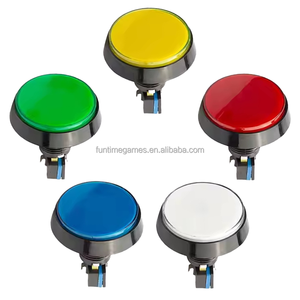 Interruttore a pulsante multicolore 12V 60mm per giochi di macchine per gru Arcade - Product Image 6