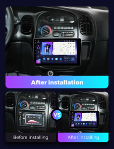 NaviFly NF最新安卓QLED汽车导航触摸屏，适用于JAC Refine 2012-2015现代H-1斯塔雷克斯1997-2007，带汽车播放器 - Product Image 2