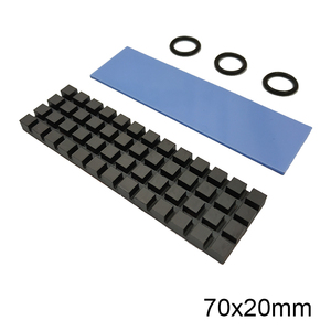 銅製ヒートシンクssdM.2 NGFF 2280 SSDサーマルパッドクーラーラジエーター70x20x0.5/1.5/2.0/3.0/4.0mm - Product Image 5