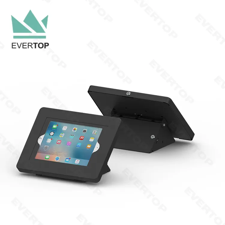 LST09-C Counter Desk Top Tablet Kiosk Stand Anti Theft Display Security for iPad Android Stand for Microsoft Tablet 10" 11" 13"