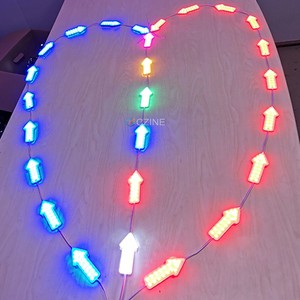โมดูลจอแสดงผล Led ในร่ม Ip65แอดเดรส Ws2811แสง12V Led Pixel Module Arrow Festival Decrection - Product Image 2