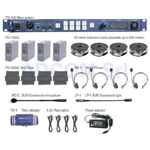 4 Bodypack有線デザインのITC-100 8チャンネルインターホンシステム - Product Image 2
