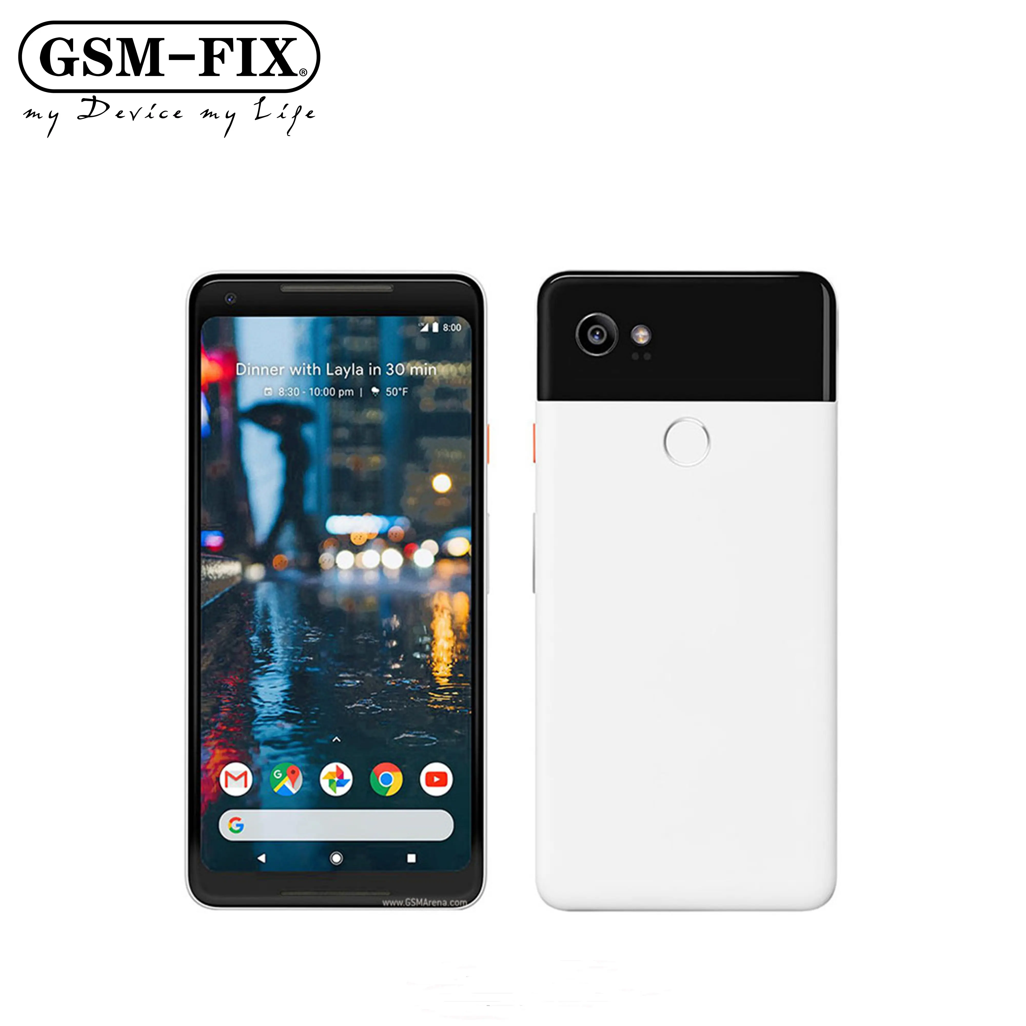 GSM-FIX téléphone portable système Android 64 go/128 go nouveau téléphone portable pas cher pour Google Pixel 2 XL