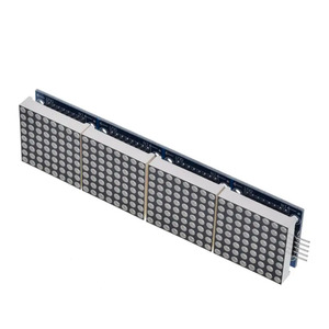 MAX7219 Dot-Matrix-Modul-Mikrocontroller 4-in-1-Display mit 5P-Leiste