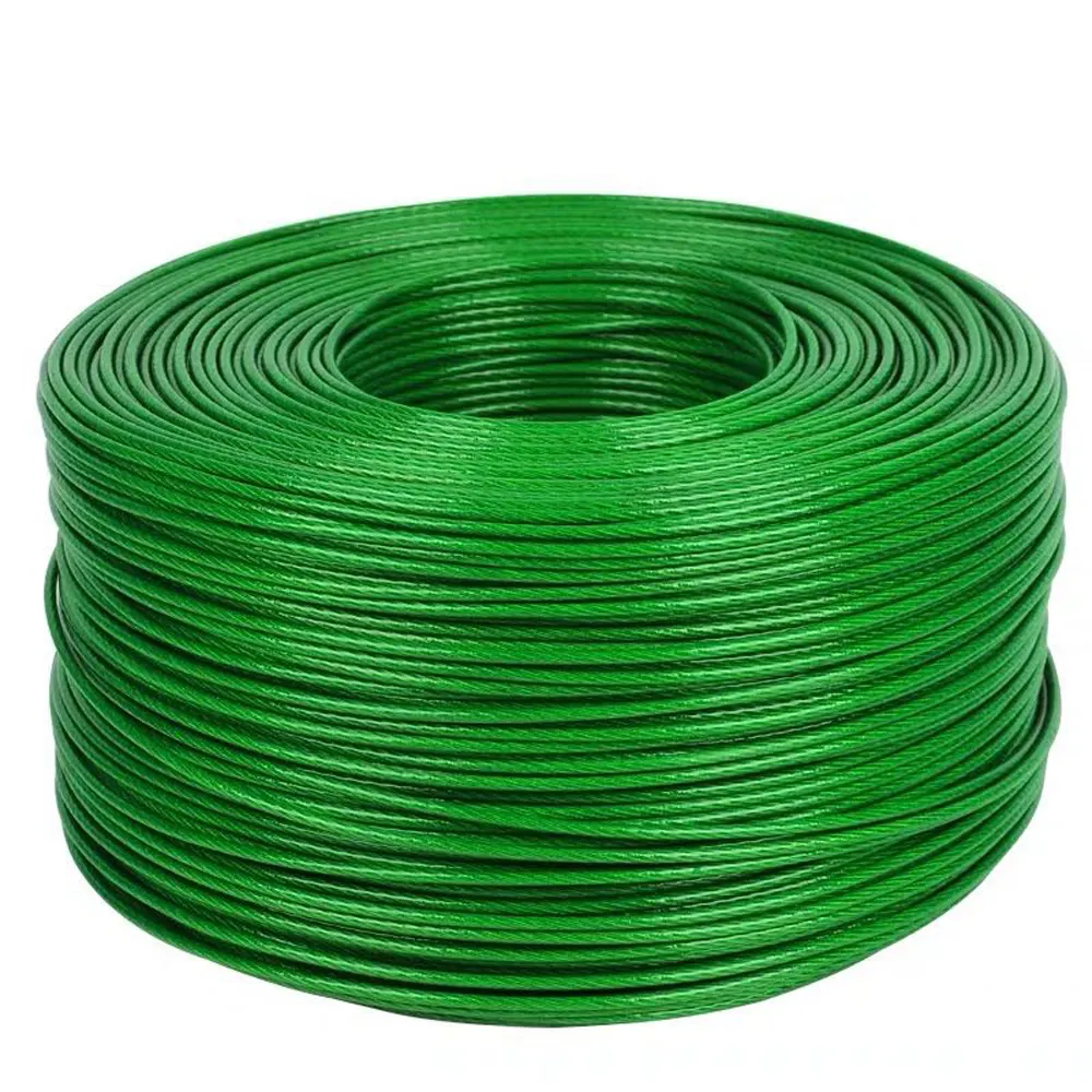 Competitive Price Stainless Steel 316 Plastic Coated 7x7 Wire Cable Rope