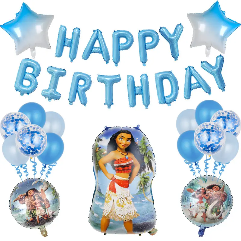 moana party supplies decoration foil balloons moana decoration birthday party supplies baby shower decoration balloon