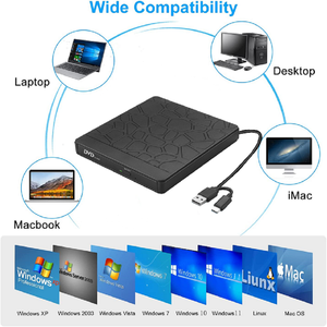 外部光盘驱动器，7合1 USB 3.0超薄便携式光盘刻录机，光盘刻录机外部光盘驱动器 - Product Image 5