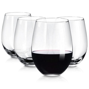 18.5oz trứng hình pha lê thủy tinh Whisky cốc và stemless rượu vang đỏ kính cho đồ uống ly - Product Image 1