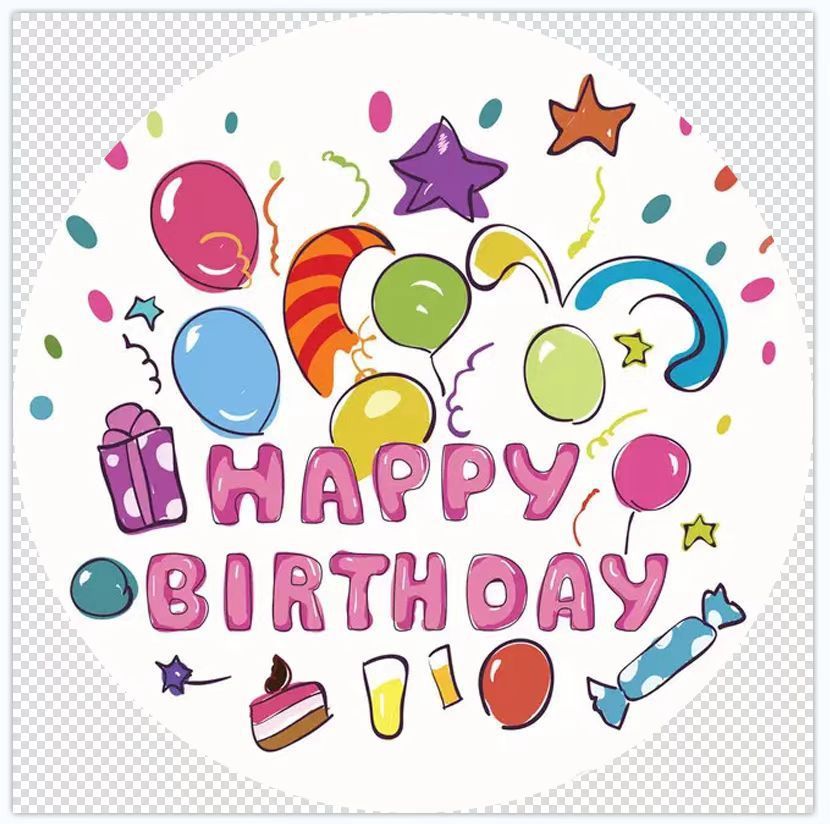 Lampada di buon compleanno