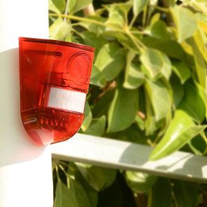 新型太阳能报警器，带射频遥控129分贝警报器太阳能家用报警系统室外IP65太阳能入侵者报警器 - Product Image 5