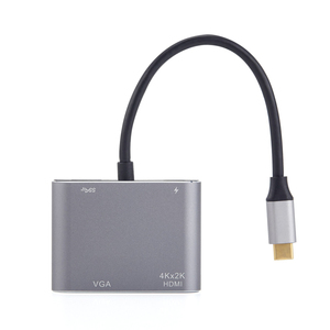 4合1 4k Usbc 3.1/31型Usb c Type-c至高清Mi + VGA + usb 3.0 + PD 100W转换器适配器电缆 - Product Image 2