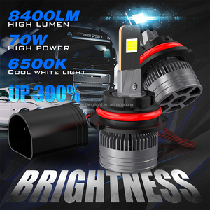 หลอดไฟหน้า LED Ip68 H7สูง/ต่ำ70W 6000LM H11 9005 9006 CL23 HB4 H4 LED - Product Image 3