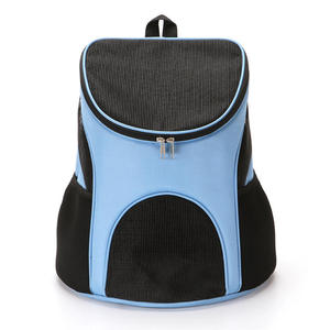 Ayarlanabilir katlanabilir evcil hayvan seyahat çantası bez ve küçük hayvanlar için örgü sırt çantası kediler köpekler için yansıtıcı şerit nefes tasarım - Product Image 4
