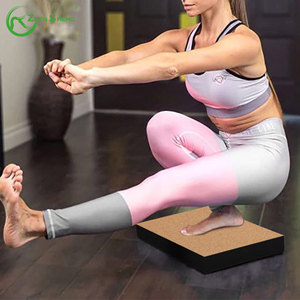 Zhensheng yoga sản phẩm bảo vệ môi trường sức khỏe tự nhiên nút chai không có mùi cân bằng <span class=keywords><strong>Pad</strong></span> nút chai cân bằng - Product Image 4