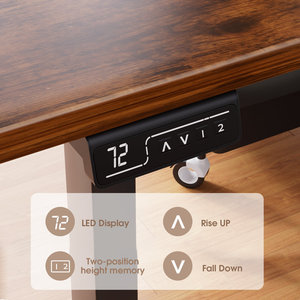 AJUNION Electric Standing Höhen verstellbarer Computer tisch mit Speicher funktion Starker Rahmen Glatter ergonomischer Hub tisch - Product Image 5