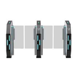 Hochwertige RFID-Hochgeschwindigkeits-Gate-Zugangs kontrolle für Gebäude mit Drehkreuzen zur Erkennung biologischer Gesichts-und QR-Codes - Product Image 5