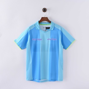 FC BarcelonanessレトロライトブルーストライプアウェイキットOEMサービス自動切断技術 - Product Image 1