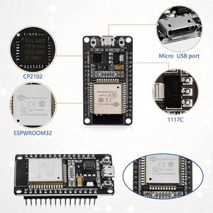 ESP WiFi ESP32-WROOM-32 CP2102 ESP32 38 Pin Micro USB DevKitc V4 ESP32 scheda di sviluppo modulo elettronico, e kit - Product Image 3