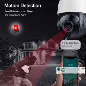 5MP WiFi PTZ IP防犯カメラ20Xズーム & オーディオ追跡双方向オーディオ人間検出ビデオ & オーディオ監視 - Product Image 6