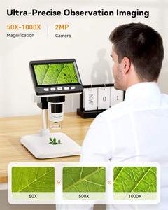 Microscopio electrónico con pantalla IPS de 1080P HD y 4,3 pulgadas, microscopio inalámbrico, microscopio de vídeo, cámara de microscopio Digital LCD Industrial - Product Image 3