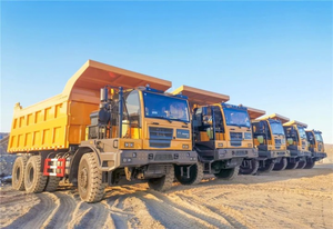 Yüksek performans 91 Ton 6X4 Off-road kömür madenciliği kamyon XGA5904D3T lastikler ve jantlar ile - Product Image 2