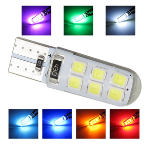 หลอดไฟ LED ทรงซังข้าว T10 12V W5W สีขาวสำหรับภูมิทัศน์มาลิบูหลอดไฟอ่านหนังสือไฟส่องสว่างซิลิโคน - Product Image 4