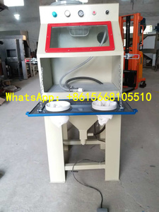 Manual Sand <strong>Blast</strong> Deruster Equipment <strong>Small</strong> Sandblasting Machine Dry Blasting Cabinet With Filter Recovery System