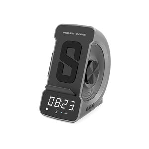 Multifunctional Wireless Charging TF Card Sound <strong>Source</strong> <strong>Input</strong> USB Hands Free Calling FM Radio Timer Magnetic Wireless Chargers - Product Image 5