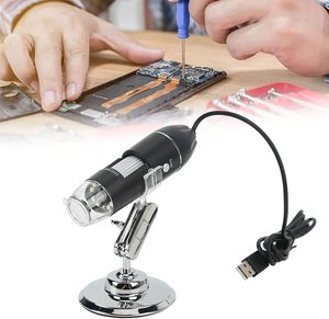 Microscopio Digital X4, cámara 3 en 1, USB tipo C, portátil, electrónico para soldar, lupa LED para reparación de teléfonos móviles, 1600X - Product Image 6