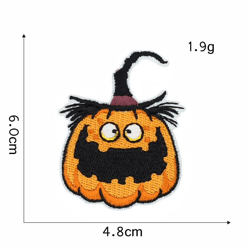Pumpkin head cloth sticker 6#