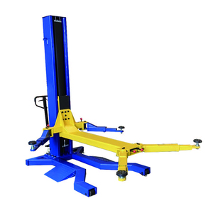 エレベーター2.5t/3t容量ポータブル可動シングルポストカーリフト家庭用ガレージバーランプ用 - Product Image 1