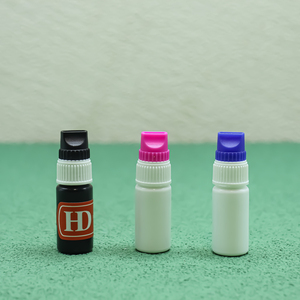4毫升聚乙烯瓶，带黑色白色半透明盖，用于液体油储存实验室医疗制药用途轻便 - Product Image 2