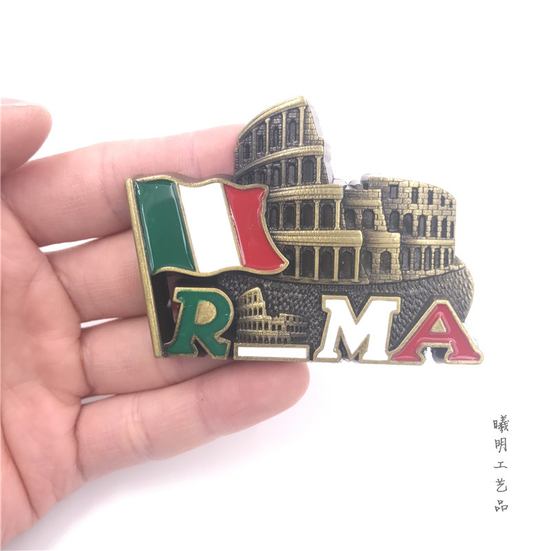 Coliseo bandera italiana