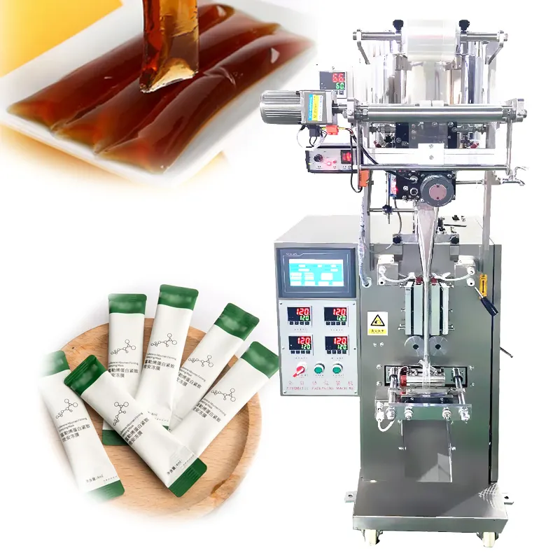 New trends automatic filling royal jelly machine liquid sachet packaging machine candy jelly packing machine
