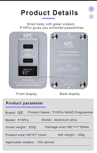 <strong>I2C</strong> P15Pro BGA 315 BGA 60 BGA70 BGA110 NAND <strong>Programmer</strong> for iPhone Read Write Repair Purple Screen - Product Image 6