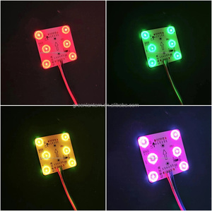 24 В, цифровые RGB светодиодные пиксельные модули 68 мм SMD3030 с рассеянным объективом для рекламной коробки с подсветкой - Product Image 5