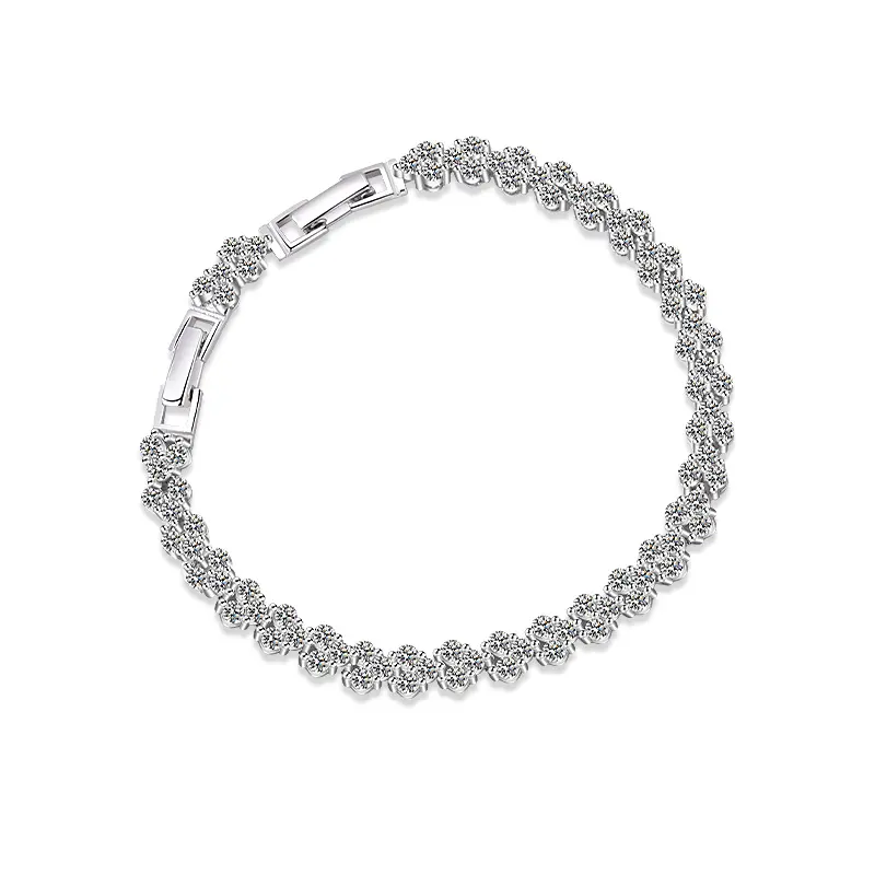 Moyu Modeschmuck neuesten chinesischen Schmuck Zirkon Bestseller Tennis Kette Kristall Armband für Frauen