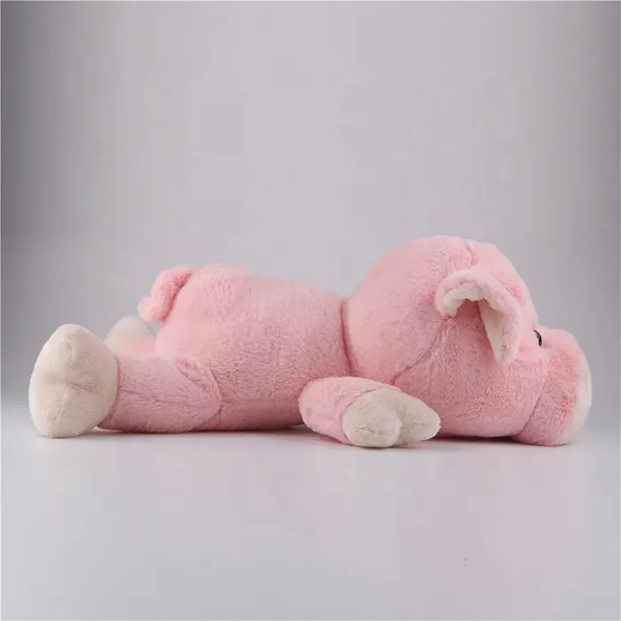 Peluche peluche con cuscino di maiale rosa carino