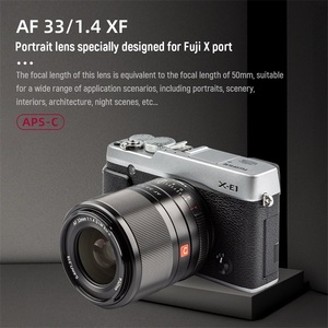VILTROX AF 33mm Fuji Lens F1.4 XF Auto Focus Lens Large Aperture APS-C Lens for <strong>Fujifilm</strong> X Mount X-4T X-T100 Camera Lenses - Product Image 3