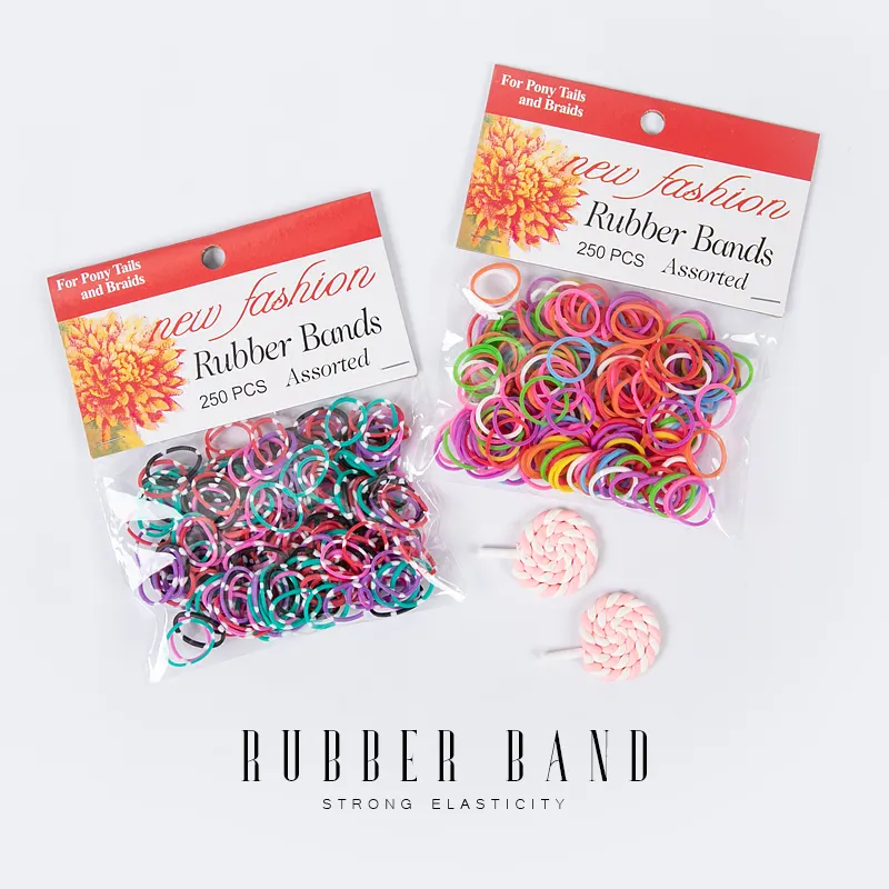 Cross-border source of children's small rubber band factory direct supply of high elastic rubber band hair accessories