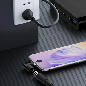 USB C סוג C פ"ד ממיר אוניברסלי נייד כוח מתאם מחבר DC תקע חשמל מתאם עבור Dell Asus Lenovo מחברת