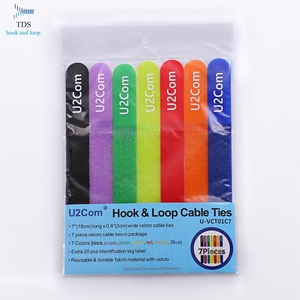 Lazo de cables autoblocante ecológico SS304, tipo escalera autoadhesiva, cintas de gancho y bucle resistentes al calor, tamaño de bloqueo múltiple de 12W X 1700L - Product Image 4