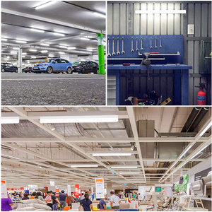 Trong nhà tuyến tính chiếu sáng văn phòng trường cửa hàng 2ft 4ft 8ft <span class=keywords><strong>LED</strong></span> Batten Ống ánh sáng - Product Image 6