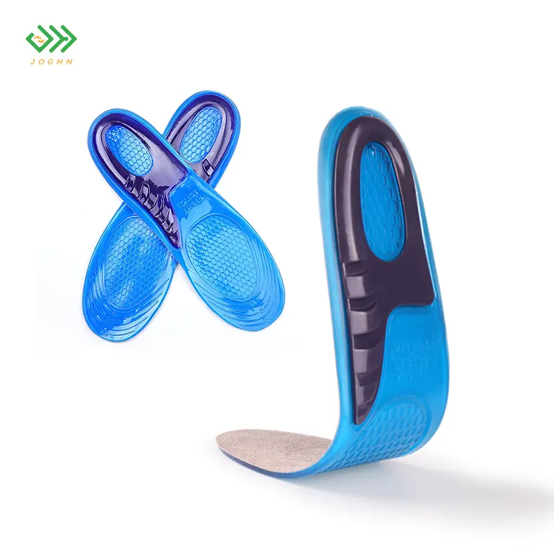 Plantillas de Gel de silicona para masaje deportivo, plantillas ortopédicas para correr y zapatos
