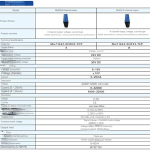 Industrielles IoT-integriertes Stroms ensor Analog ausgangsmodul Gerät MN632 Kommunikation modul - Product Image 3