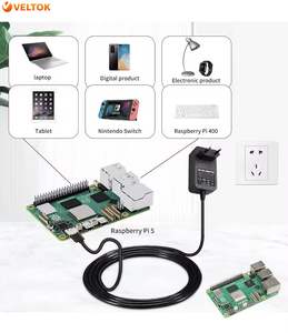 <strong>Power</strong> Adapter for <strong>Raspberry</strong> <strong>Pi</strong> 5 Usb-c 5.1v 5a Charger 27w <strong>Power</strong> Supply 27W 9v 3a 12v 2.25a 15v 1.8a - Product Image 3