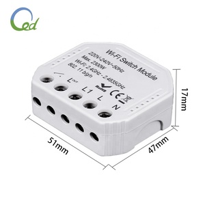 240V di Rete Tuya APP Controlled WiFi Interruttore Della Luce A Distanza di Controllo Senza Fili di WiFi Smart Switch Modulo per La Domotica - Product Image 2