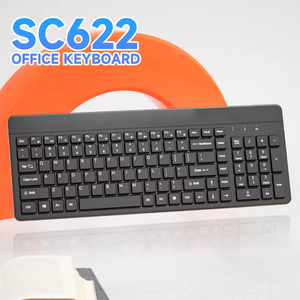 超薄2.4GHz人体工学无线游戏键盘USB接口厂家直销办公用 - Product Image 5