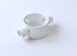 Vietnam-Made PVC <strong>Two</strong>-Way Electrical Junction Box <strong>Flexible</strong> Rigid <strong>Conduit</strong> Type