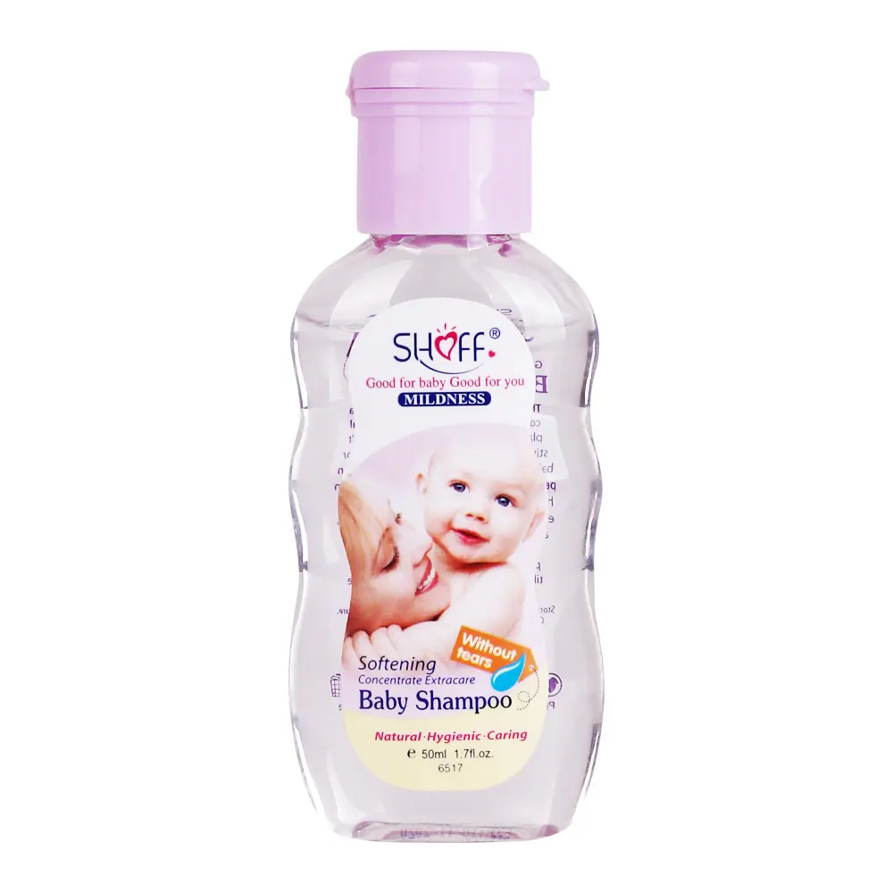 Shoff-champú para bebé de 50ml, productos para el cuidado de la piel del bebé, de algodón, sin lágrimas